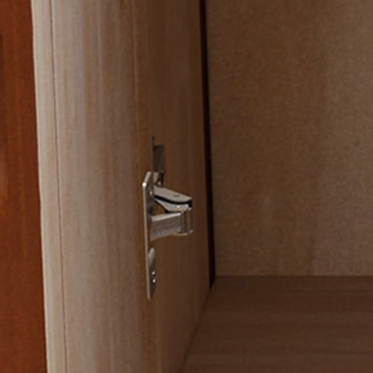 Cabinet d'accent moderne du milieu du siècle avec portes et tiroirs armoire