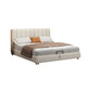 Letto in legno in legno glam Fucice in fico del letto standard con gambe per camera da letto