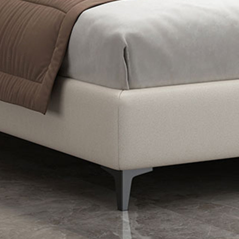 Letto in legno in legno glam Fucice in fico del letto standard con gambe per camera da letto
