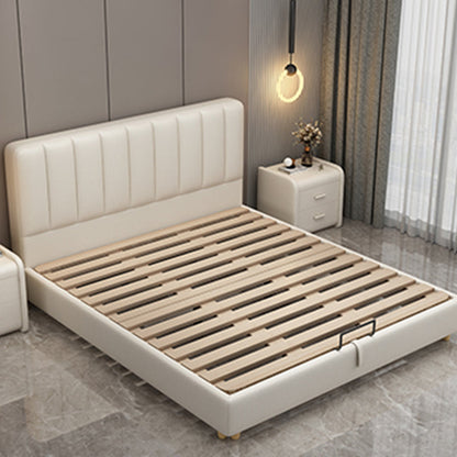 Letto in legno in legno glam Fucice in fico del letto standard con gambe per camera da letto