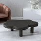 Solid Wood Cloud-Shaped Coffee Table Nordic 3 Legs Cocktail Table Clearhalo 'Coffee & Accent Tables' 'Coffee Tables' 'coffee_tables' 'furn' 'furn_coffee_tables' 'Furniture' 'Living Room Furniture' 5954225