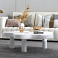 Solid Wood Cloud-Shaped Coffee Table Nordic 3 Legs Cocktail Table Clearhalo 'Coffee & Accent Tables' 'Coffee Tables' 'coffee_tables' 'furn' 'furn_coffee_tables' 'Furniture' 'Living Room Furniture' 5954232