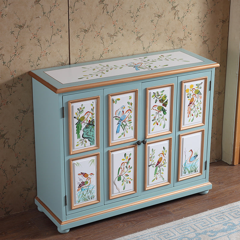 Armoire à accent rectangle industriel armoire avec portes avec portes