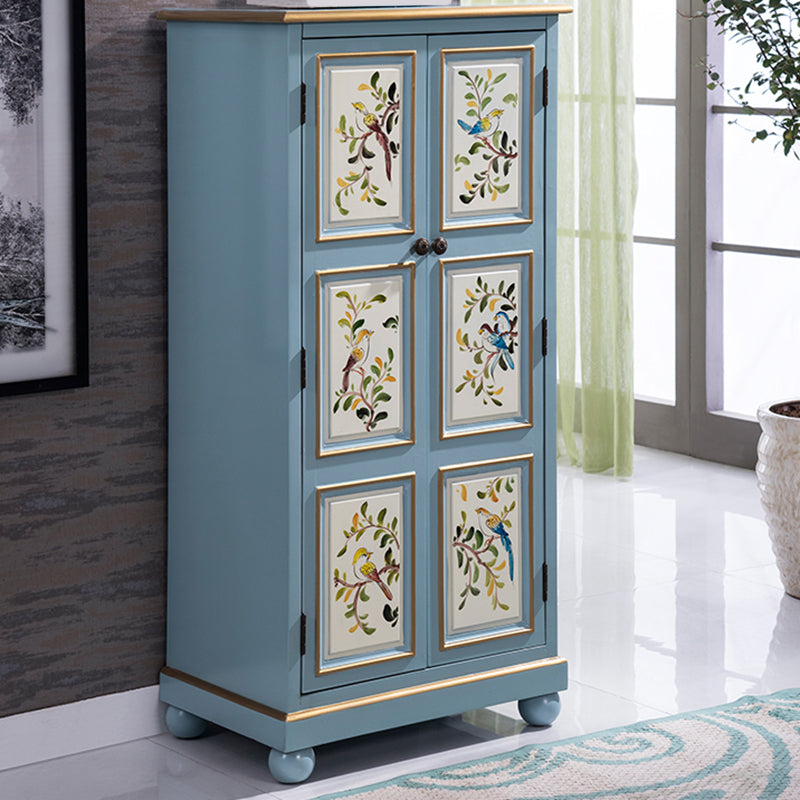 Armoire à accent rectangle industriel armoire avec portes avec portes