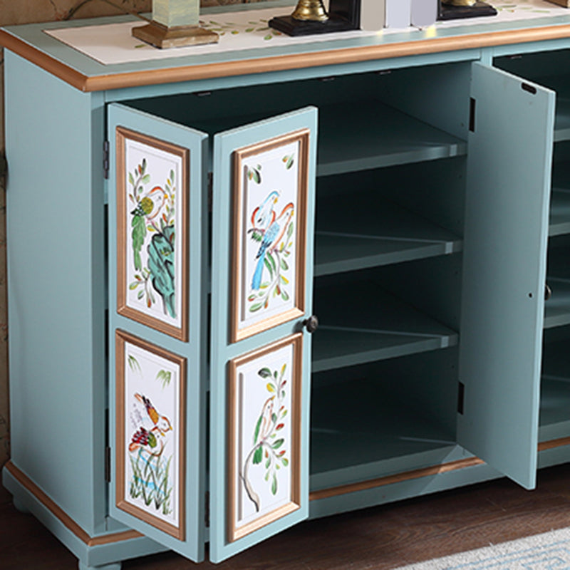 Armoire à accent rectangle industriel armoire avec portes avec portes