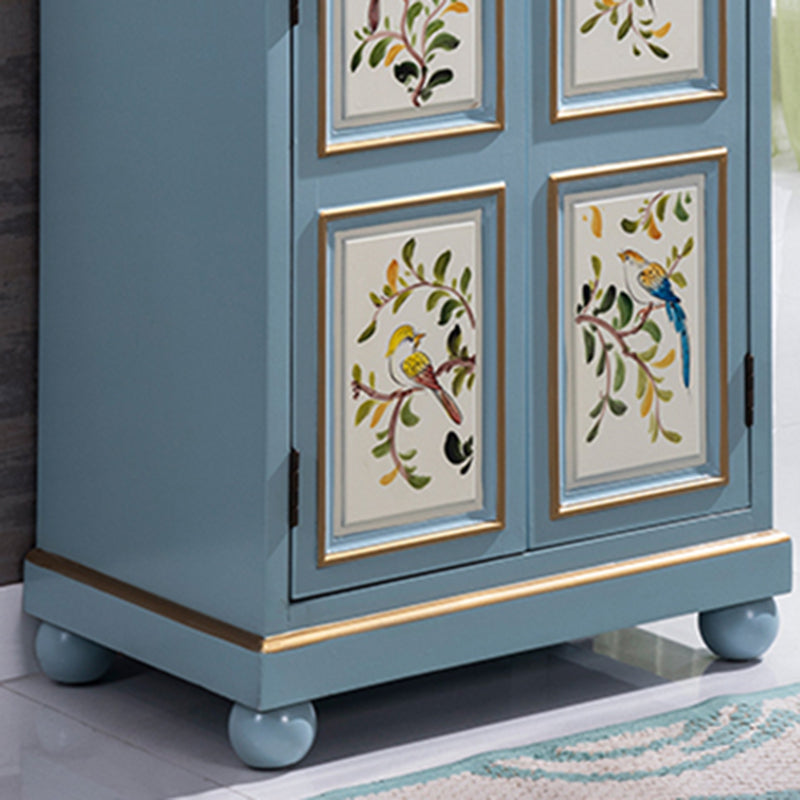 Armoire à accent rectangle industriel armoire avec portes avec portes