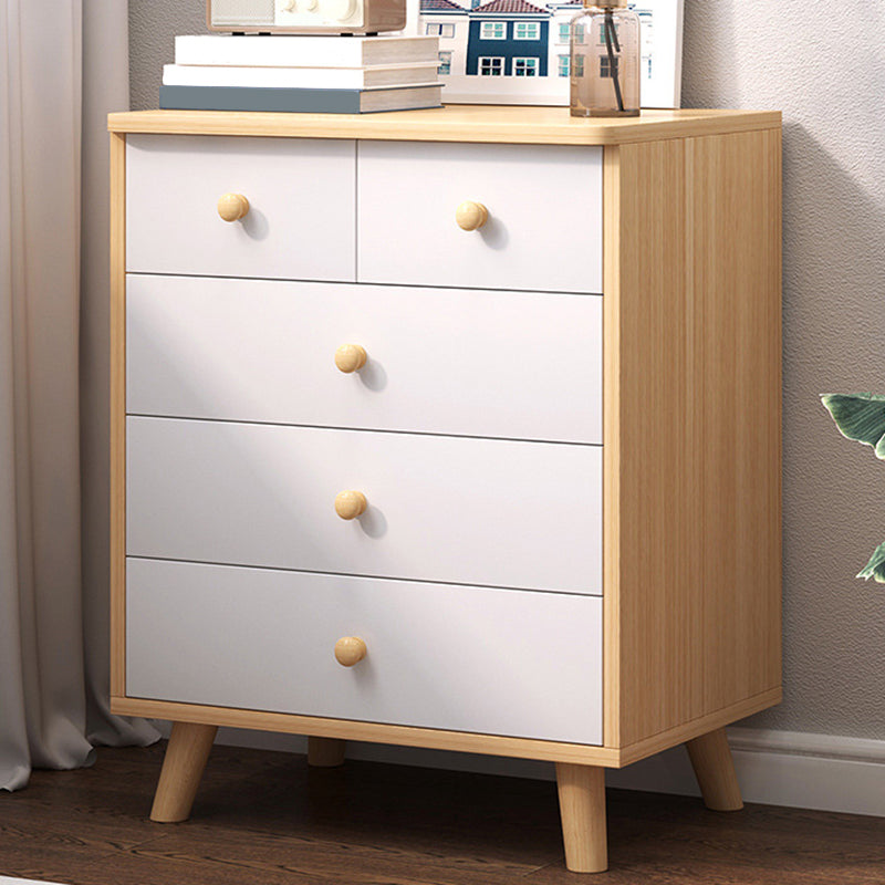 Modern Rectangle Accent Cabinet Wood Knobs Cabinet with Drawer 24"L x 13"W x 29"H Clearhalo 'Cabinets & Chests' 'cabinets_chests' 'furn' 'furn_cabinets_chests' 'Furniture' 'Living Room Furniture' 5954339