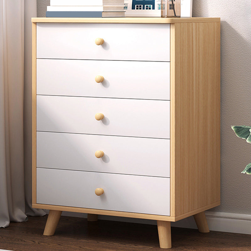 Modern Rectangle Accent Cabinet Wood Knobs Cabinet with Drawer 24"L x 13"W x 35"H Clearhalo 'Cabinets & Chests' 'cabinets_chests' 'furn' 'furn_cabinets_chests' 'Furniture' 'Living Room Furniture' 5954342