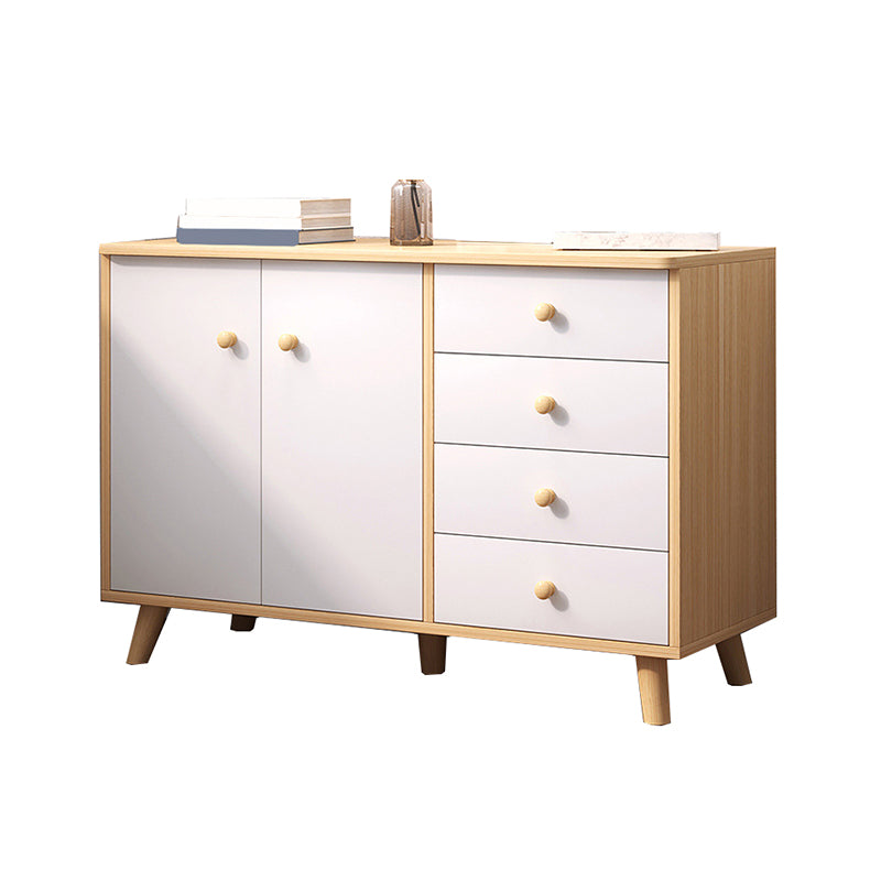 Modern Rectangle Accent Cabinet Wood Knobs Cabinet with Drawer Clearhalo 'Cabinets & Chests' 'cabinets_chests' 'furn' 'furn_cabinets_chests' 'Furniture' 'Living Room Furniture' 5954345