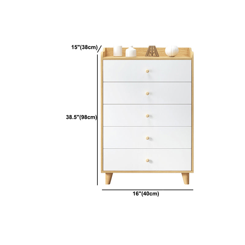Modern Rectangle Accent Cabinet Wood Knobs Cabinet with Drawer Clearhalo 'Cabinets & Chests' 'cabinets_chests' 'furn' 'furn_cabinets_chests' 'Furniture' 'Living Room Furniture' 5954367
