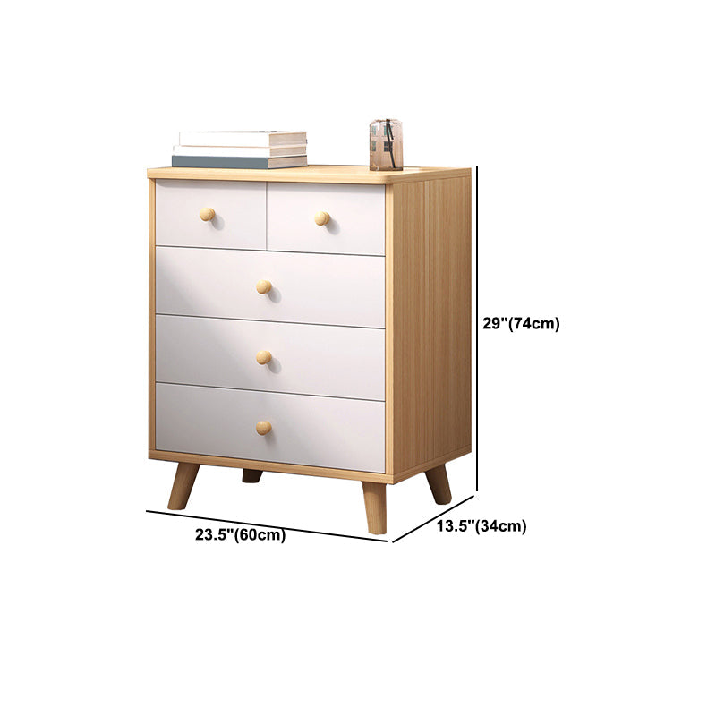Modern Rectangle Accent Cabinet Wood Knobs Cabinet with Drawer Clearhalo 'Cabinets & Chests' 'cabinets_chests' 'furn' 'furn_cabinets_chests' 'Furniture' 'Living Room Furniture' 5954369