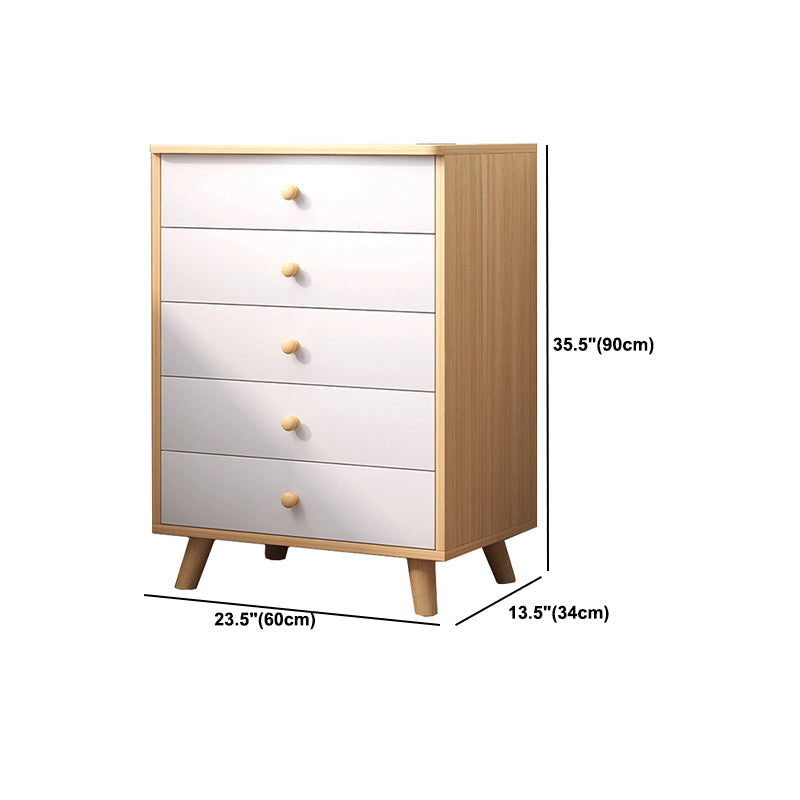 Modern Rectangle Accent Cabinet Wood Knobs Cabinet with Drawer Clearhalo 'Cabinets & Chests' 'cabinets_chests' 'furn' 'furn_cabinets_chests' 'Furniture' 'Living Room Furniture' 5954371