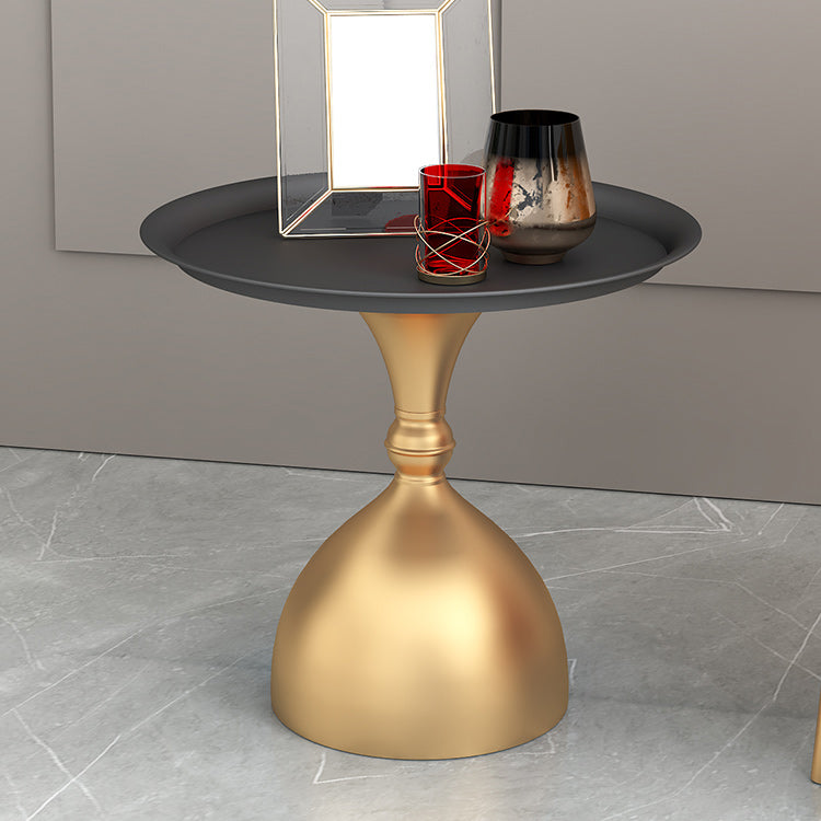 Mid-Century Modern Iron Coffee Cocktail Table Pedestal Cocktail Table for Living Room Clearhalo 'Coffee & Accent Tables' 'Coffee Tables' 'coffee_tables' 'furn' 'furn_coffee_tables' 'Furniture' 'Living Room Furniture' 5954522