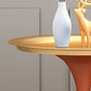 Mid-Century Modern Iron Coffee Cocktail Table Pedestal Cocktail Table for Living Room Clearhalo 'Coffee & Accent Tables' 'Coffee Tables' 'coffee_tables' 'furn' 'furn_coffee_tables' 'Furniture' 'Living Room Furniture' 5954533