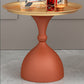 Mid-Century Modern Iron Coffee Cocktail Table Pedestal Cocktail Table for Living Room Clearhalo 'Coffee & Accent Tables' 'Coffee Tables' 'coffee_tables' 'furn' 'furn_coffee_tables' 'Furniture' 'Living Room Furniture' 5954539