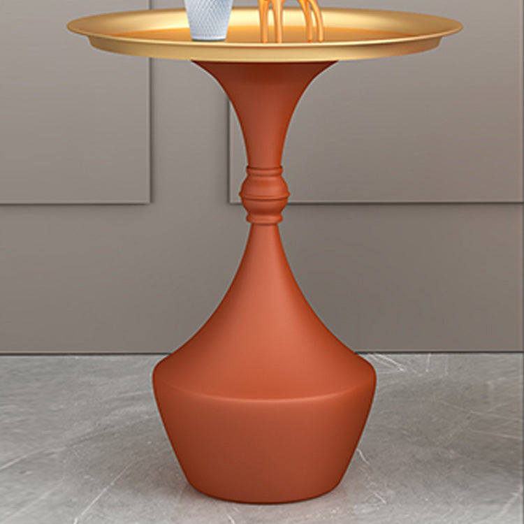 Mid-Century Modern Iron Coffee Cocktail Table Pedestal Cocktail Table for Living Room Clearhalo 'Coffee & Accent Tables' 'Coffee Tables' 'coffee_tables' 'furn' 'furn_coffee_tables' 'Furniture' 'Living Room Furniture' 5954540