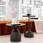 Mid-Century Modern Iron Coffee Table Pedestal Coffee Cocktail Table for Living Room Clearhalo 'Coffee & Accent Tables' 'Coffee Tables' 'coffee_tables' 'furn' 'furn_coffee_tables' 'Furniture' 'Living Room Furniture' 5954560