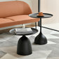 Mid-Century Modern Iron Coffee Table Pedestal Coffee Cocktail Table for Living Room Clearhalo 'Coffee & Accent Tables' 'Coffee Tables' 'coffee_tables' 'furn' 'furn_coffee_tables' 'Furniture' 'Living Room Furniture' 5954566