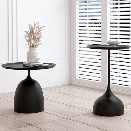 Mid-Century Modern Iron Coffee Table Pedestal Coffee Cocktail Table for Living Room Clearhalo 'Coffee & Accent Tables' 'Coffee Tables' 'coffee_tables' 'furn' 'furn_coffee_tables' 'Furniture' 'Living Room Furniture' 5954568
