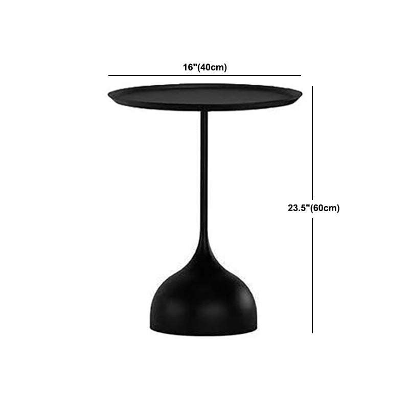 Mid-Century Modern Iron Coffee Table Pedestal Coffee Cocktail Table for Living Room Clearhalo 'Coffee & Accent Tables' 'Coffee Tables' 'coffee_tables' 'furn' 'furn_coffee_tables' 'Furniture' 'Living Room Furniture' 5954573