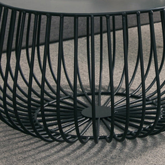 Mid-Century Modern 2 Piece Bunching Tables with Iron Tray Top