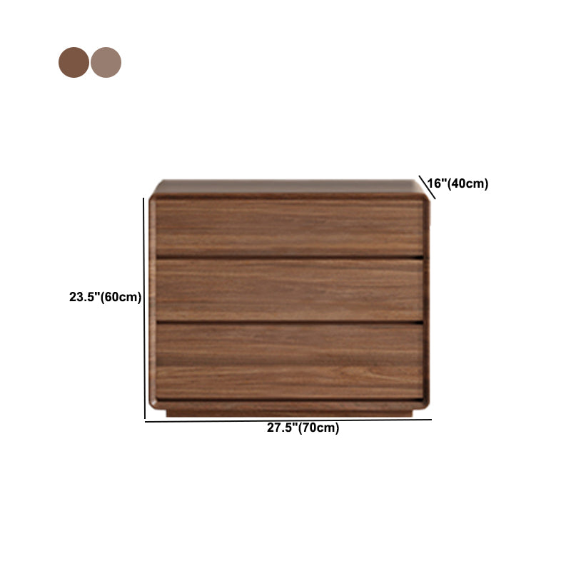 Mobile moderno mobile in legno marrone armadio laterale resistente all'acqua con cassetto