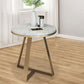 19.69 inch Wide Contemporary Style Side End Table Metal Round Sofa Side Accent Table Clearhalo 'Coffee & Accent Tables' 'End & Side Tables' 'end_side_tables' 'furn' 'furn_end_side_tables' 'Furniture' 'Living Room Furniture' 5954833