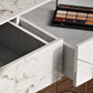 Luxurious Makeup Vanity Set Stone Top Dressing Table Stool Set