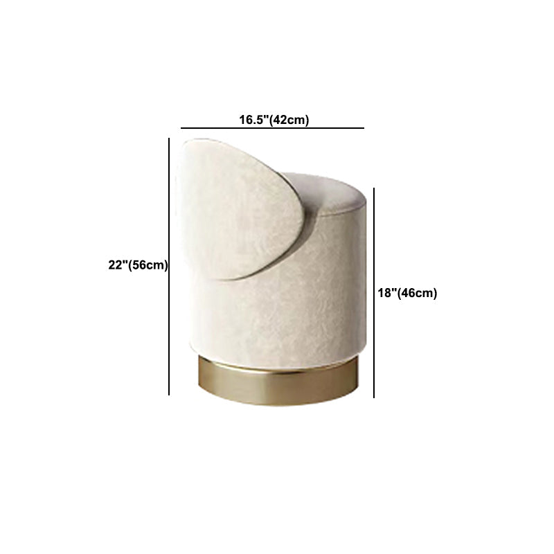 Luxurious Makeup Vanity Set Stone Top Dressing Table Stool Set