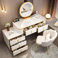 Contemporary Make-up Vanity White Vanity Dressing Table with Drawers