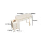 Contemporary Make-up Vanity White Vanity Dressing Table with Drawers