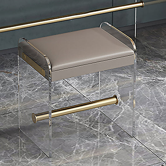 Glam Slate Top Toup tocador Desk tocador de 3 cajones