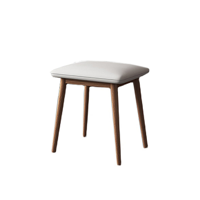 Tavolo da vanità contemporaneo e set di sgabelli con specchio, set di vanità per trucco in legno