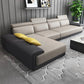 Modern Sectional with Adjustable Head Pillow and Armless for Living Room