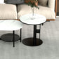 Modern End Table Round Minimalist Side End Table for Living Room