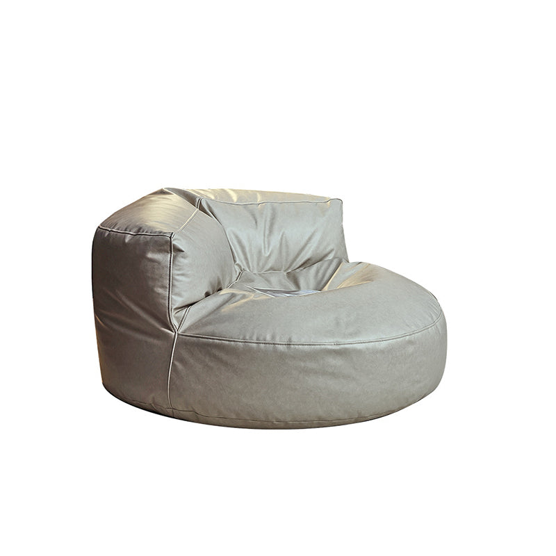 Nordic Bonded Leather Armless Tight Back EPP Filled Aceent Chair Clearhalo 'Accent Chairs' 'accent_chairs' 'Chairs & Seating' 'furn' 'furn_accent_chairs' 'Furniture' 'Living Room Furniture' 5955249