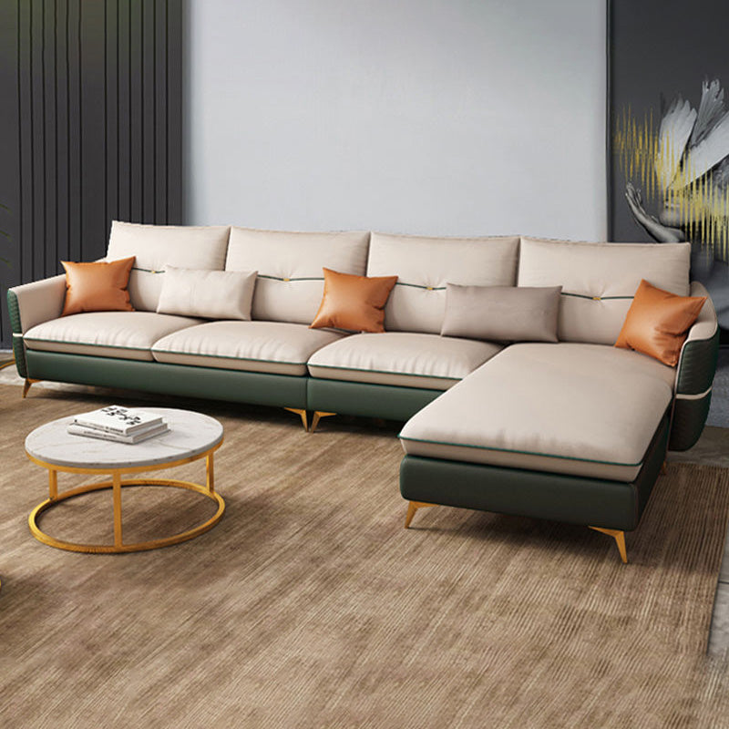 Faux en cuir en cuir, résistant aux taches, 66,9 "W pour le salon