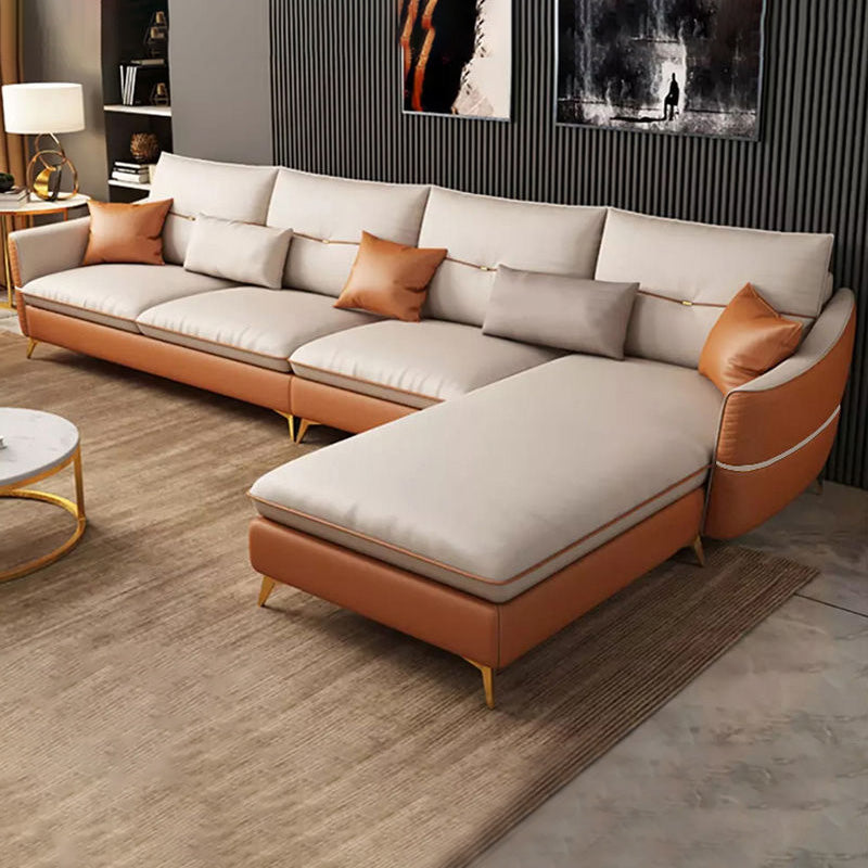 Faux en cuir en cuir, résistant aux taches, 66,9 "W pour le salon