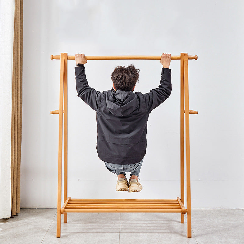 Rastrellone moderno a 4 ganci a 4 manopoli con ripiani di stoccaggio