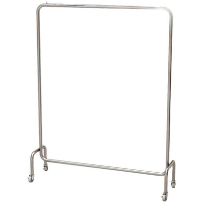 Industrial Style Metallic Coat Hanger Free Standing Coat Rack with 4 Wheels Clearhalo 'Entry & Mudroom Furniture' 'furn' 'furn_hall_tree_coat_racks' 'Furniture' 'Hall Trees & Coat Racks' 'hall_tree_coat_racks' 5955490