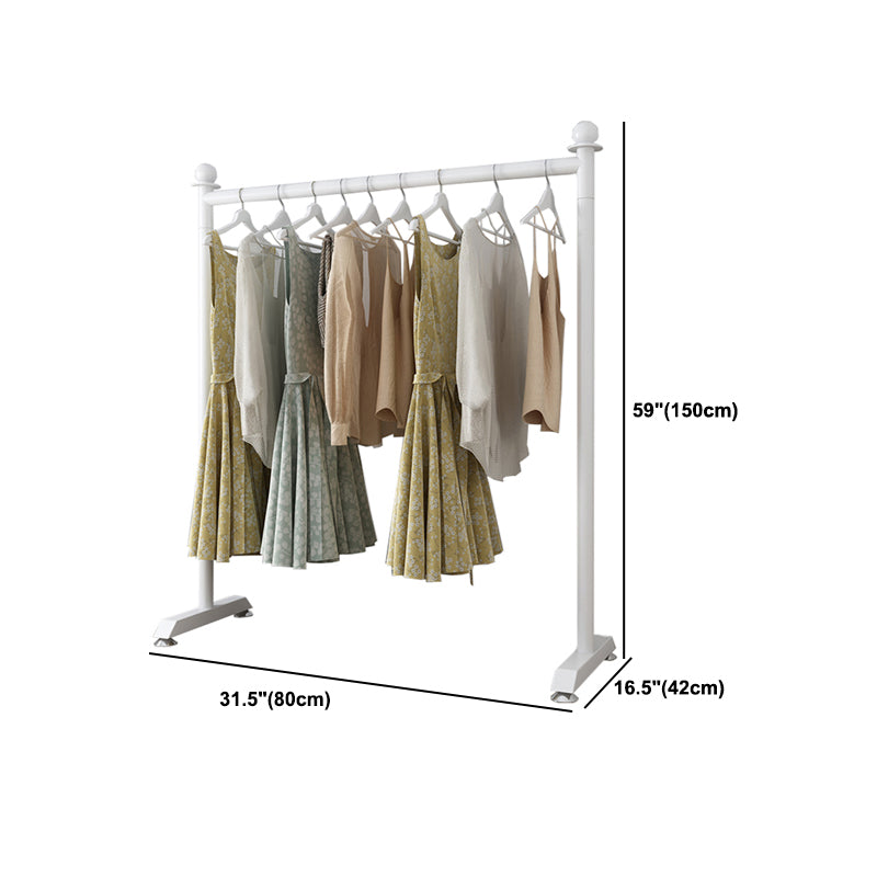 Albero di sala moderna in metallo incorniciato con binario appeso bianco ingressista