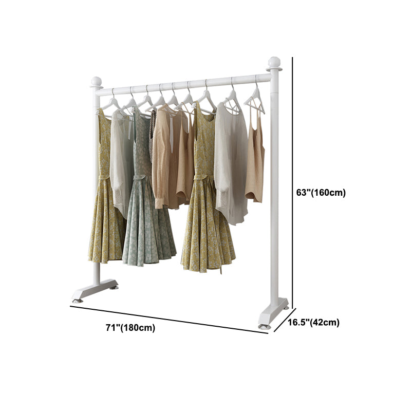 Albero di sala moderna in metallo incorniciato con binario appeso bianco ingressista