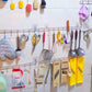 Industrial Entryway Kit Silver Stainless Steel Wall-Mounted with Hooks Coat Hanger Clearhalo 'Entry & Mudroom Furniture' 'furn' 'furn_hall_tree_coat_racks' 'Furniture' 'Hall Trees & Coat Racks' 'hall_tree_coat_racks' 5955972