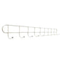 Industrial Entryway Kit Silver Stainless Steel Wall-Mounted with Hooks Coat Hanger Clearhalo 'Entry & Mudroom Furniture' 'furn' 'furn_hall_tree_coat_racks' 'Furniture' 'Hall Trees & Coat Racks' 'hall_tree_coat_racks' 5955978
