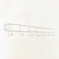 Industrial Entryway Kit Silver Stainless Steel Wall-Mounted with Hooks Coat Hanger 18.5"L x 1.4"W x 2.2"H 1 Piece Clearhalo 'Entry & Mudroom Furniture' 'furn' 'furn_hall_tree_coat_racks' 'Furniture' 'Hall Trees & Coat Racks' 'hall_tree_coat_racks' 5955986