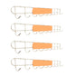 Industrial Entryway Kit Silver Stainless Steel Wall-Mounted with Hooks Coat Hanger 23.4"L x 1.7"W x 2.4"H 4 Piece Set Clearhalo 'Entry & Mudroom Furniture' 'furn' 'furn_hall_tree_coat_racks' 'Furniture' 'Hall Trees & Coat Racks' 'hall_tree_coat_racks' 5956000