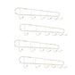 Industrial Entryway Kit Silver Stainless Steel Wall-Mounted with Hooks Coat Hanger 13.8"L x 1.4"W x 2.2"H 4 Piece Set Clearhalo 'Entry & Mudroom Furniture' 'furn' 'furn_hall_tree_coat_racks' 'Furniture' 'Hall Trees & Coat Racks' 'hall_tree_coat_racks' 5956002