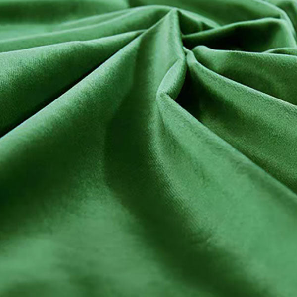 Modern Pouf Ottoman Velvet Upholstered Tear Resistant Round Ottoman with Chair Legs Clearhalo 'furn' 'furn_ottomans_poufs' 'Furniture' 'Living Room Furniture' 'Ottomans & Poufs' 'ottomans_poufs' 5956028