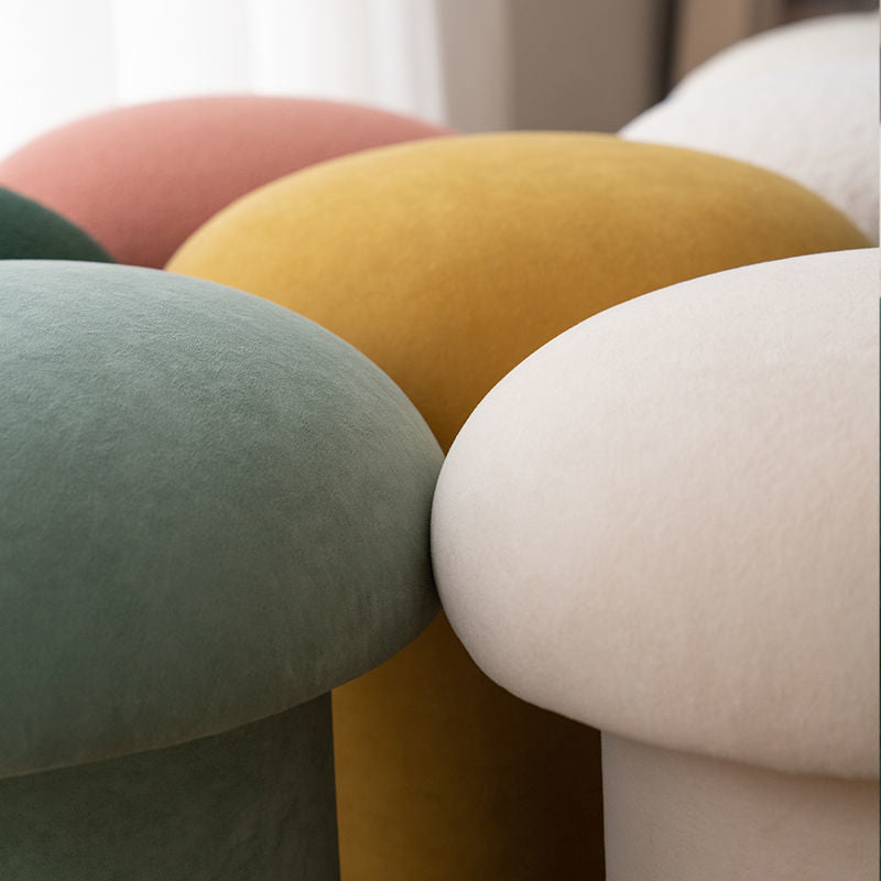 Modern Velvet Pouf Plain Specialty Water Resistant Chair Ottoman Clearhalo 'furn' 'furn_ottomans_poufs' 'Furniture' 'Living Room Furniture' 'Ottomans & Poufs' 'ottomans_poufs' 5956213