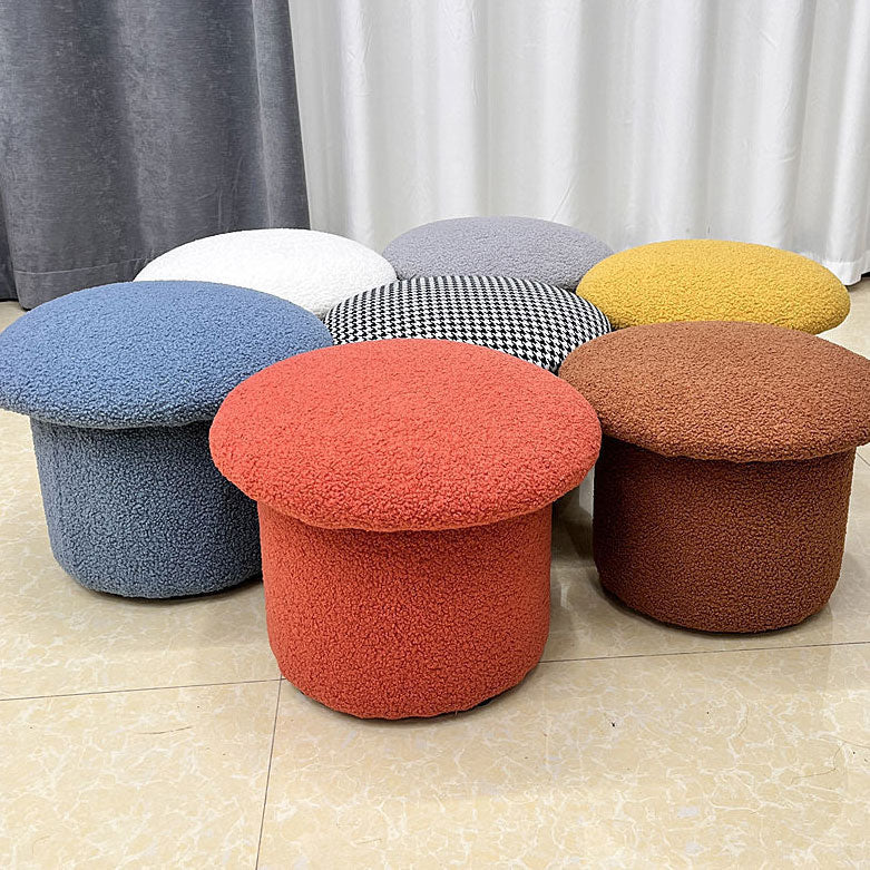 Modern Velvet Pouf Plain Specialty Water Resistant Chair Ottoman Clearhalo 'furn' 'furn_ottomans_poufs' 'Furniture' 'Living Room Furniture' 'Ottomans & Poufs' 'ottomans_poufs' 5956223